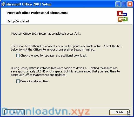 Hướng Dẫn Cách Cài Đặt Phần Mềm Microsoft Office 2003 XYZ