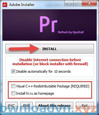 Hướng dẫn cài đặt Adobe Premiere CC 2019 XYZ