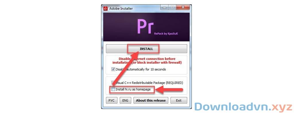 Hướng Dẫn Cài Đặt Phần Mềm Adobe Premiere CC 2018 Chi Tiết XYZ