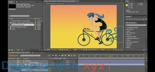Giao Diện Adobe After Effects CS5 Full Crack XYZ