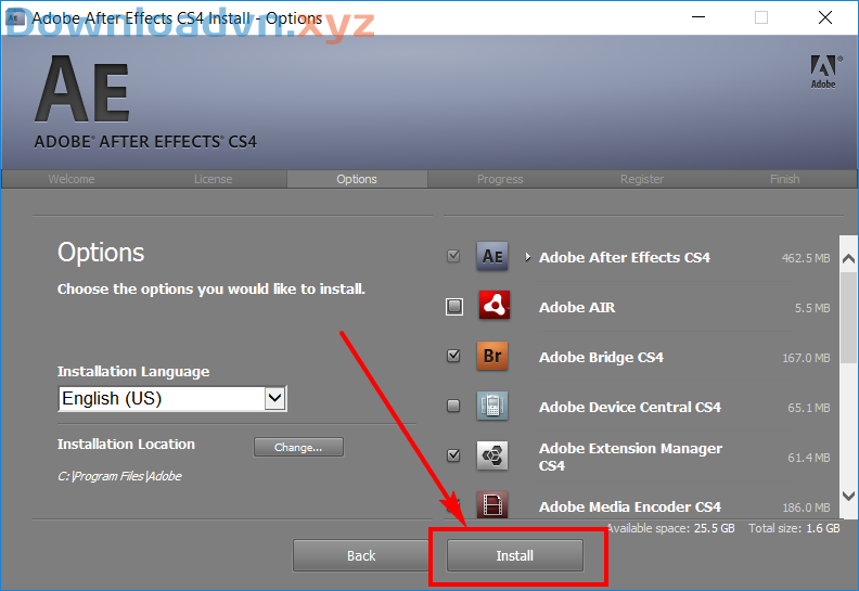 Download File Bẻ Khóa After Effects CS4 - Hướng Dẫn Chi Tiết XYZ