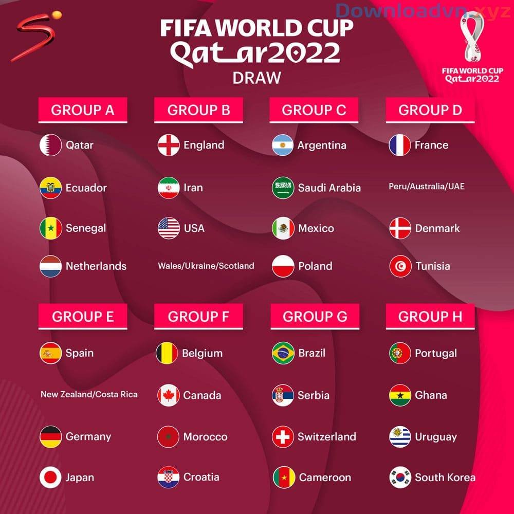 Tải Lịch Thi Đấu World Cup 2022 File Hình PDF Excel Full Nét