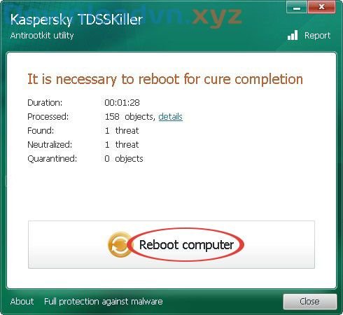 Reboot Computer