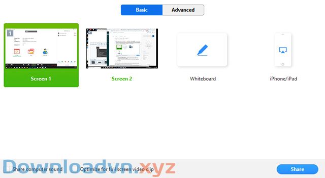 Hướng dẫn sử dụng Zoom học trực tuyến hiệu quả trên PC 16 Chọn màn hình chia sẻ trên Zoom