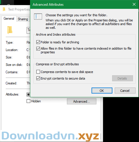 Hướng dẫn sửa lỗi thư mục bị “Access Denied” dễ nhất trên Windows 10 8 Mã hóa nội dung thư mục Windows