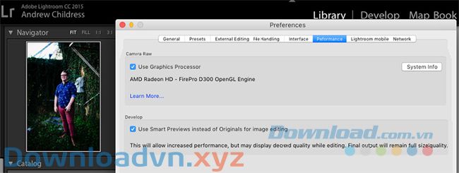 Chỉnh sửa từ Smart Previews