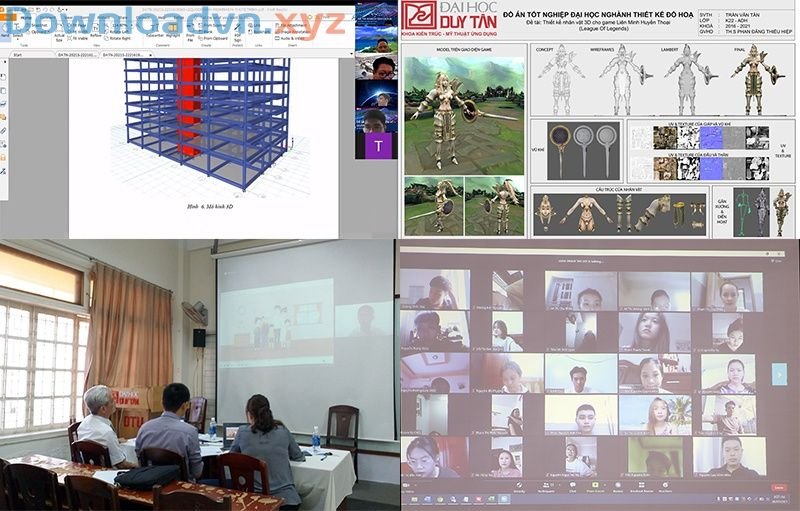 Sinh viên các ngành Công nghệ - Kỹ thuật Học/Thi/Bảo vệ tốt nghiệp trực tuyến thuận lợi và hiệu quả tại ĐH Duy Tân