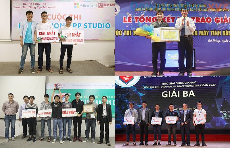 Sinh viên Công nghệ Thông tin giành giải cao ở nhiều cuộc thi lớn