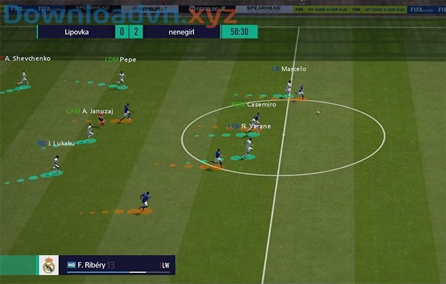 Hệ thống phím tắt chơi game bóng đá online FO4