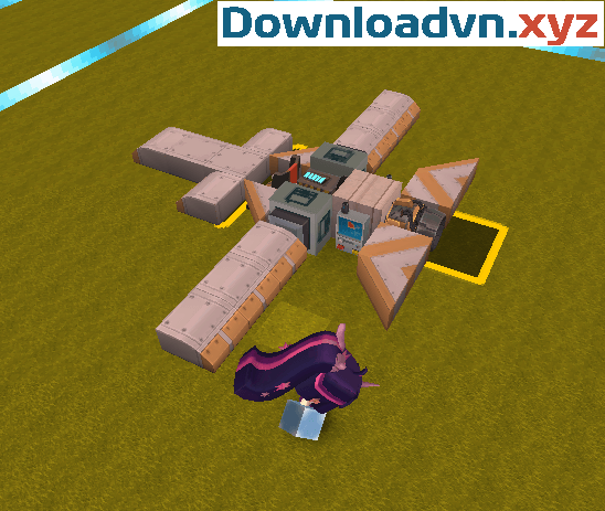 Mẫu máy bay Mini World Block Art