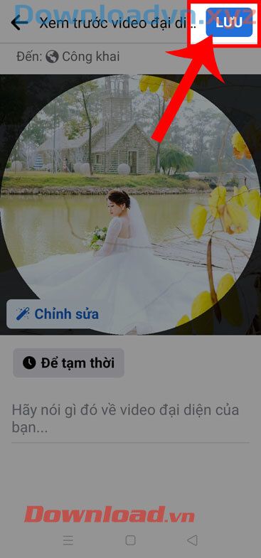 Nhấn nút Lưu