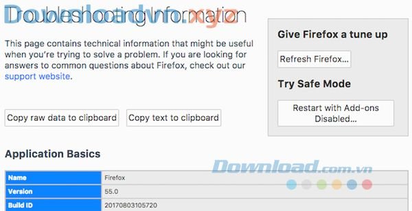 Làm mới Firefox