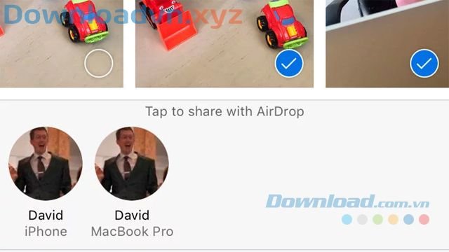Chia sẻ ảnh và file giữa các thiết bị iOS và Mac sử dụng AirDrop