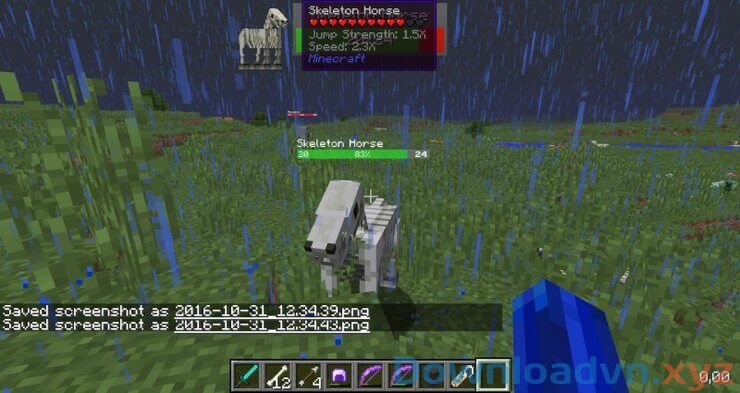 Cách có ngựa xương trong Minecraft