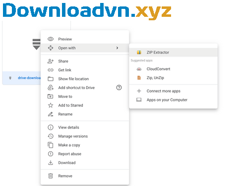 Cách giải nén file ZIP trong Google Drive mà không cần tải trước 3 Cách giải nén file ZIP trong Google Drive mà không cần tải trước