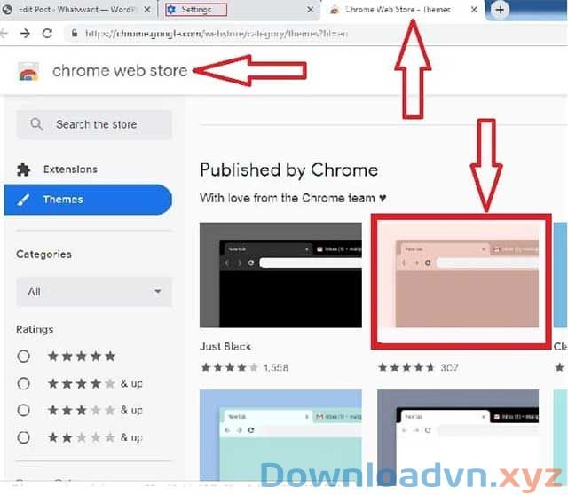 Cách thay đổi màu trình duyệt Chrome