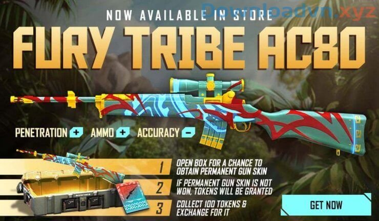 Free Fire: Cách có skin Fury Tribe AC80 mới