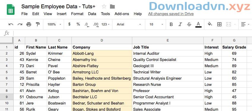 Hướng dẫn cách tạo và quản lý bộ lọc trên Google Sheets