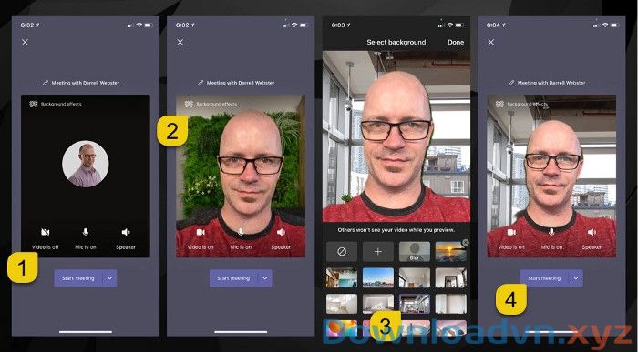 Microsoft Teams: Cách bật nền Background ảo khi gọi video, họp nhóm