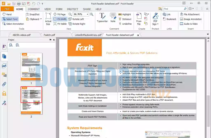 Tải Về Download PDF Foxit Reader